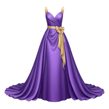 purple wedding dress sticker