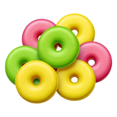 Sour candy sticker
