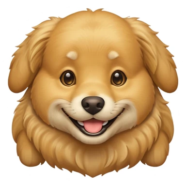 Happy golden retriever  sticker