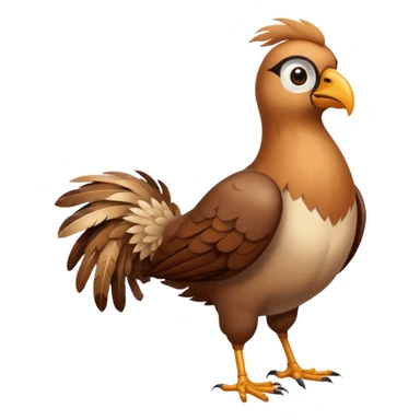 High resolution of   realistic full body bird distorted , no extra hybrid sticker
