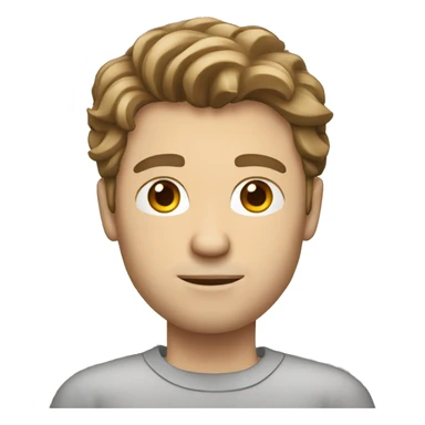 russian white man with MacBook brown hair and yeys sticker