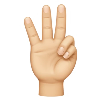 YVL emoji not to realistic make it look like an emoji hand Common Hand Position: The gesture often involves holding up the index finger and thumb to create an "L" shape, while the other fingers are curled down. make it look like an emoji sticker