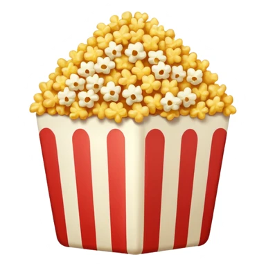 a single Popped Popcorn sticker