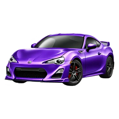 purple gt86 aero  sticker