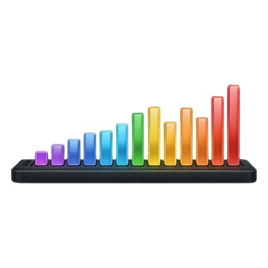 full black audio spectrum sticker