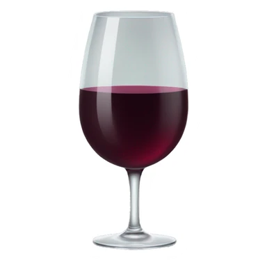 full glass of wine sticker