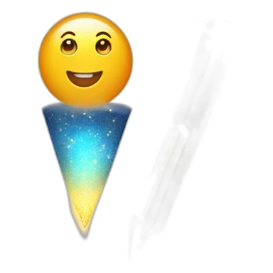 pencil and paper with magic sparkles sticker