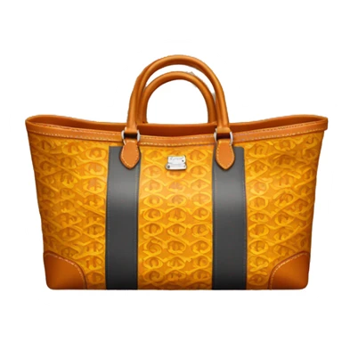 Goyard designer tote bag emoji sticker