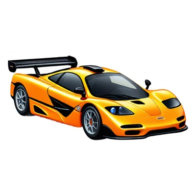 mclaren f1 car sticker