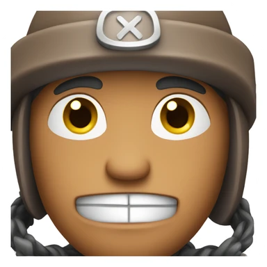 Chopper cute face sticker