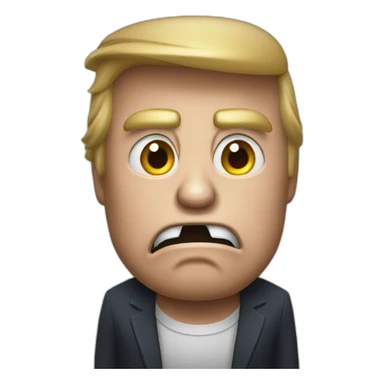 Donald-trump-angry sticker