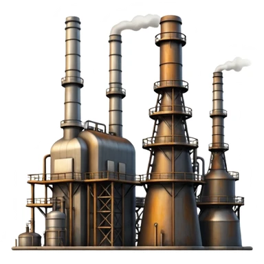 oil refinery rust free sticker