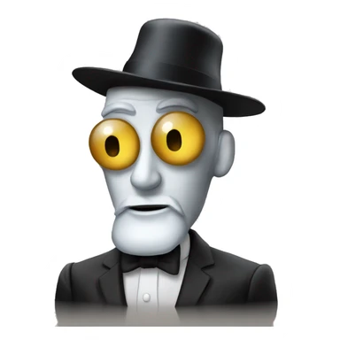 hasidic jewish robot sticker