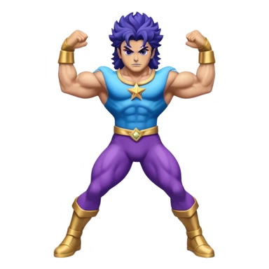 J’aimerais que tu me crées un emoji sur star Platinum dans jojo bizarre Adventure sticker
