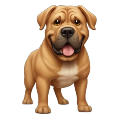 Dog Bull mastif sticker