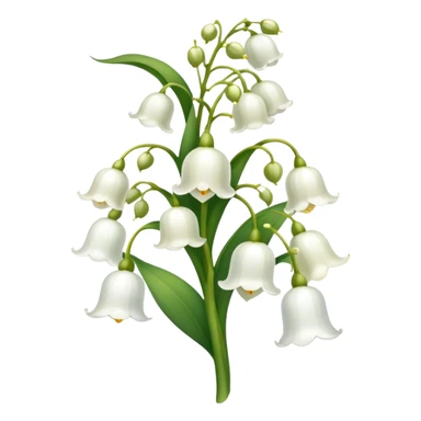 lily of the valley flowers sticker
