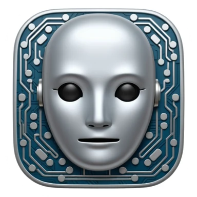 ai chip no face sticker