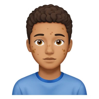 Eden 
homme trans métis
19 ans
 Étudiant en art
acné,

 sticker