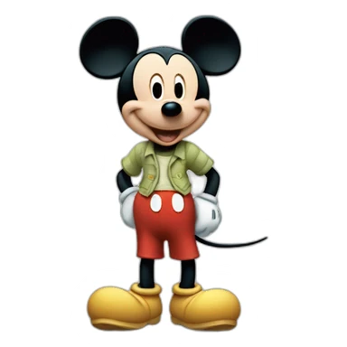 Mickey Mouse Pixar sticker