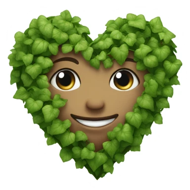 Heart binded by ivy sticker