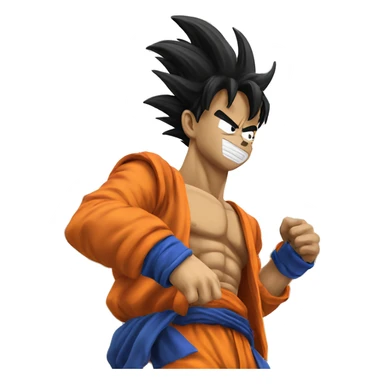 Goku drunk as fuck in discoteca sticker