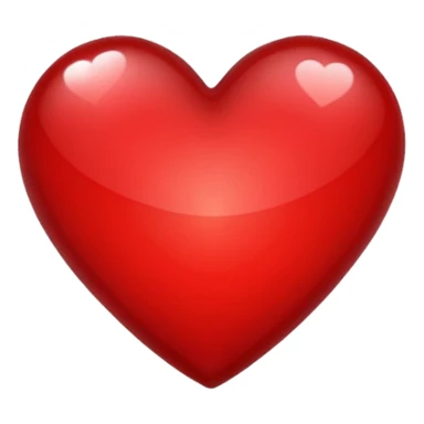 white and red jewel heart sticker