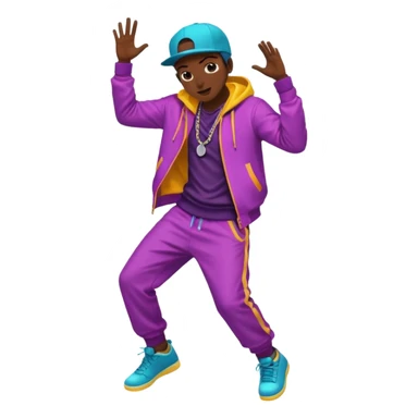 hip hop dance sticker