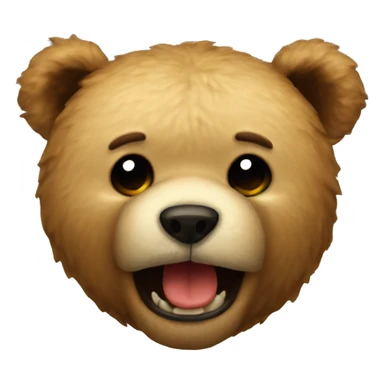 teddybear that has eaten a lot and is full sticker