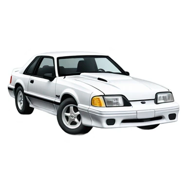 1993 foxbody mustang sticker