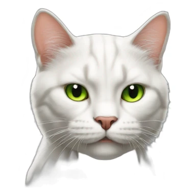 Hulk-whit-cat sticker