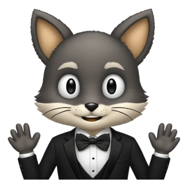 Hazbin hotel dizisindeki Husk sticker