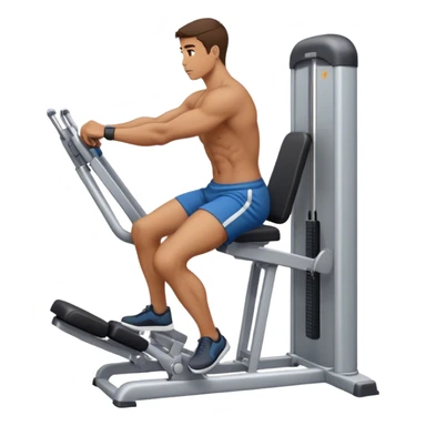 side-view man hip-abduction-machine sticker