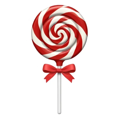 Peppermint swirl lollipop sticker