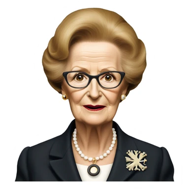Margret Thatcher  sticker