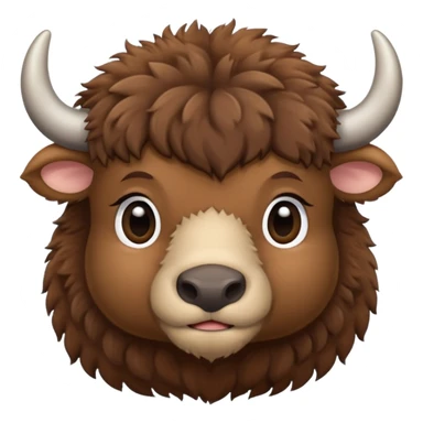 Bébé bison sticker