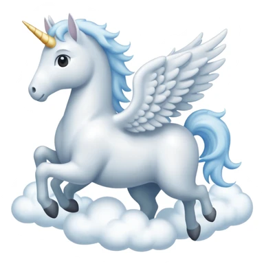 Pegasus made of  Cloud  sticker