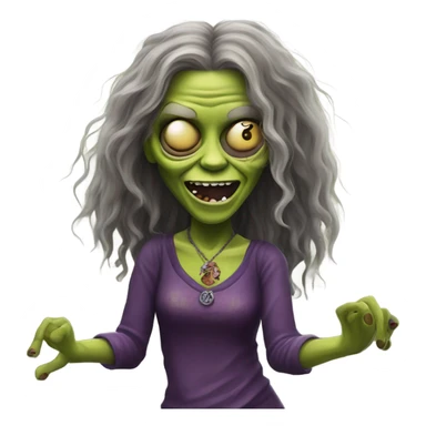  janis joplin zombie dancing sticker