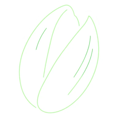 pistachio with a neon glow, general style sticker