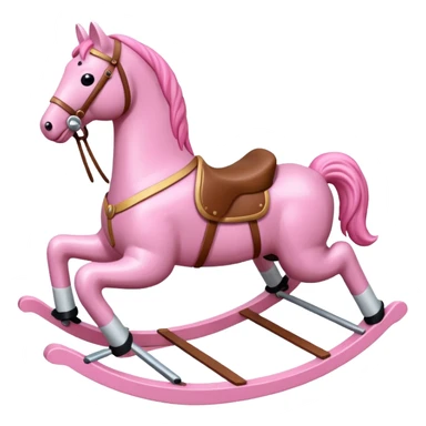 pink Rocking Horse sticker