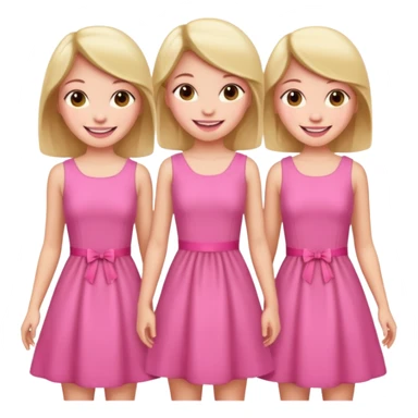 بنات ورديات sticker