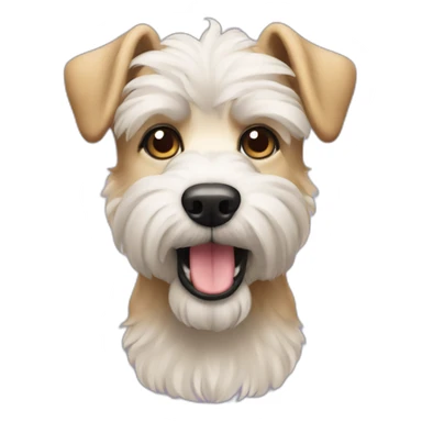 Perro caniche  sticker