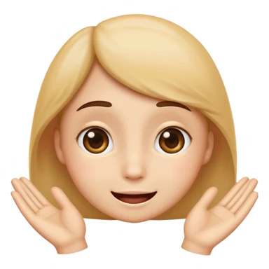 I want an emoji like of hapiness with love calm eyes and cute and with aaa i finally did it moment feeling sticker