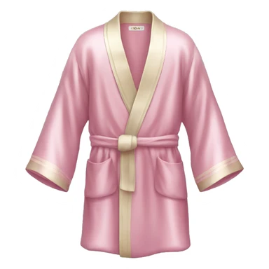 Light pink silk robe sticker