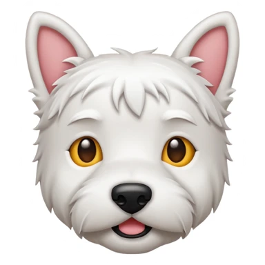 Westie Emoji sticker