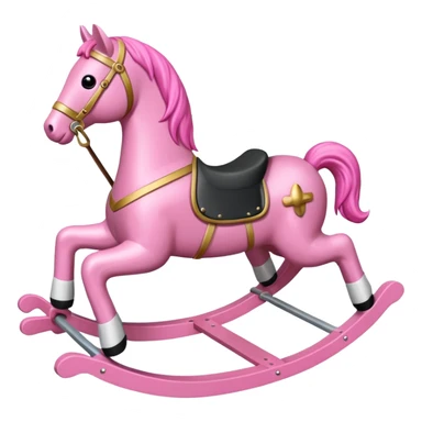 pink Rocking Horse sticker