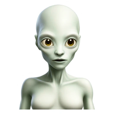 a Reptilian alien white woman, full body sticker