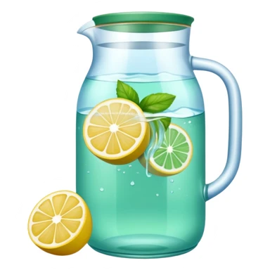 Una jarra de agua de sabor sticker