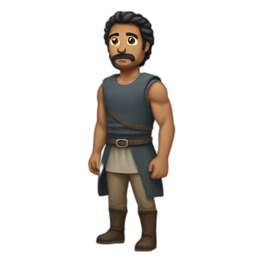 HOMBRE FUERTE sticker