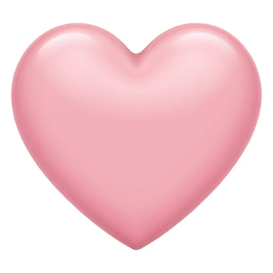 Light pink heart sticker