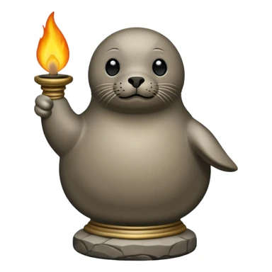 Seal oil lamp (qulliq) sticker